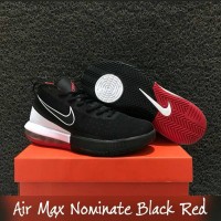 SEPATU BASKET NIKE AIR MAX NOMINATE BLACK RED REPLIKA BOX ORIGINAL