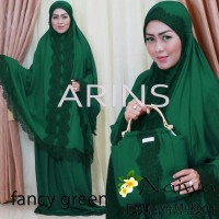 MUKENA NAJWA FANCY GREEN ORI BY ARINS BALI