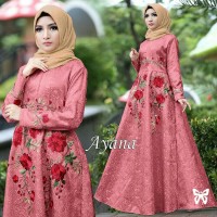 Gamis abaya brokat bordir syar'i PREMIUm