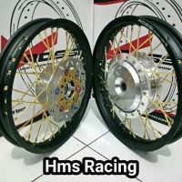 Sepaket Velg Ring 14 Tapak Lebar 185 215 Motor MioJ-Mio M3-X Ride 1Set