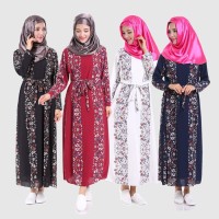 Baju Muslim Dress Kaftan Gamis Anak Lengan Panjang Model Terbaru