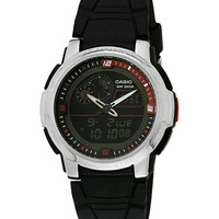 Jam Tangan Casio Original AQF-102W-1B Analog Digital
