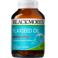 Jual Blackmores Flax Seed Flaxseed Oil 1000 mg 1000mg 100 Caps BPOM Kalbe Murah