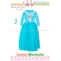 Jual Baju Muslim Anak Perempuan Princess Frozen 3 SD 12 BULAN AGD3661