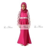 Baju muslim anak mewah dan elegan 1 2 3 4 5 6 TAHUN AGD3248