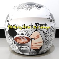 Helm Half Face BMC Milan Hot News White