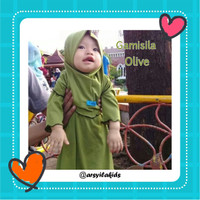 Gamisila size 0-1thn Gamis set anak Casila