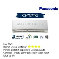AC SPLIT PANASONIC 3/4 PK 3/4PK R32 LOKAL NON INVERTER - YN7TKJ