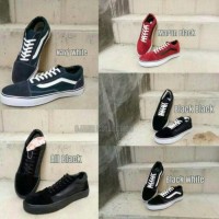 BEST SELLER Sepatu Sekolah Vans Old Skool School Man Untuk Pria Cowo
