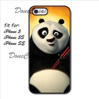 Casing iPhone 5 5S Kung Fu Panda Eating Hard Case Custom