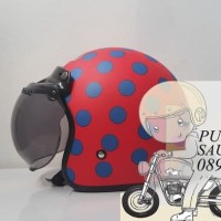 Helm Bogo Kimoni / JP / Japan / Cute / Girl / Retro / Polka