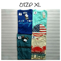 Kaos pendek cowok Nevada size XL