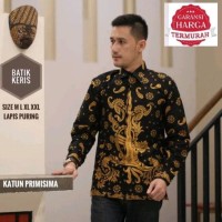 Jual Batik Solo Kemeja Pria Keris Jumbo Batik Amanah Surakarta Murah