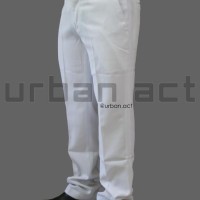 CELANA PANJANG BAHAN FORMAL PRIA SLIM FIT WARNA PUTIH URBAN ACT
