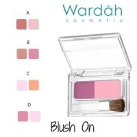 Wardah Blush On Cosmetics Netto 4gr seri A, B, C, D