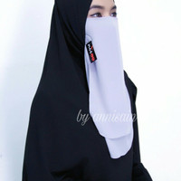 (Dijamin) Cadar Husna Purdah 2 layer Polos