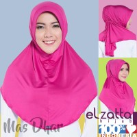 Hijab Bergo Instan Jilbab Santai Hijab Pink Murah Elzatta Hijab E001