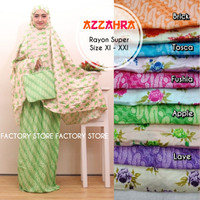 Mukena azzahra, rayon super, xl-xxl, @90rb