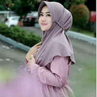 Jual JILBAB HIJAB KERUDUNG INSTAN SIMPLE TALI PET ANTEM Murah