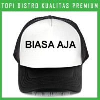 topi Biasa Aja Trucker Baseball Snapback TMB20 Distro Limited
