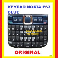 KEYPAD KEYBOARD TOMBOL NOKIA E63 BLUE ORI 701025