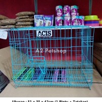 Kandang Kucing, Anjing, Kelinci Ukuran 50 Besi Tebal