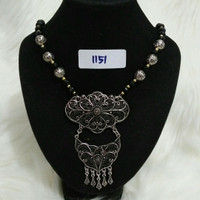 Jual BROS KALUNG KEBAYA ETNIK FASHION WARNA PERAK BAKAR Murah