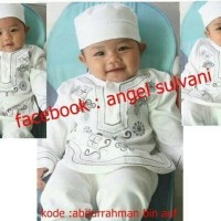 fashion anak -jual koko baju muslim bayi putih