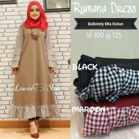 Pakaian wanita murah Baju hijaber Jual dress muslim Rumana dress