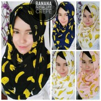 Jilbab Hijab Segi Empat Segiempat Model Banana Pisang Murah