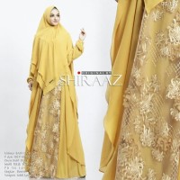 Shiraaz GS 176 Gamis Syar'i Original Branded I Dress Babydoll Bordir