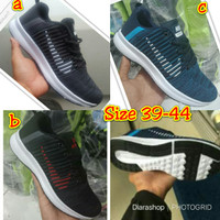Sepatu Kets Pria Nike Zoom Pegasus Flyknit Rajut