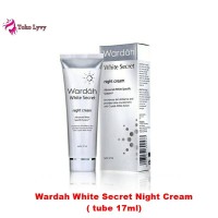 Wardah white secret night cream 17ml tube - cream malam hari