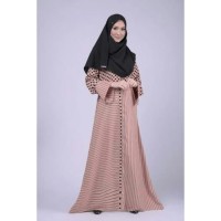Gamis Nibras Cathrina NB 165 Coklat Susu