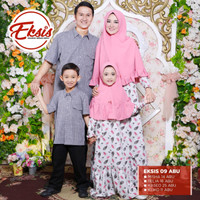 Couple keluarga muslimah, gamis keluarga, baju lebaran