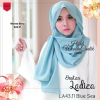 Pashmina Hijab Jilbab Kerudung Instan Ladiza Model Terbaru Maroon