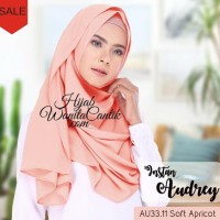 Pashmina Instan Pastan Audrey Hijab Jilbab Kerudung 2 lubang Praktis