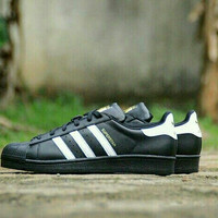 Sepatu Adidas Superstar Foundation Leather Original
