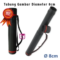 Tas Tempat Tabung Gambar Kertas Desain Drafting Tube VTec Diameter 8cm