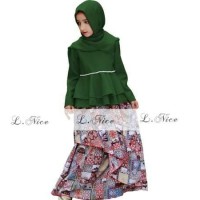 Jual Baju Muslim Anak Model Terbaru Import LNICE 1 2 3 4 Tahun AGS3923