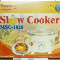 maspion slow cooker MSC 1820