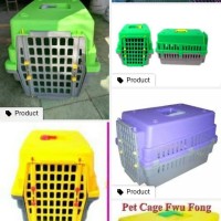 Pet Cargo Carrier kandang kucing hewan musang kelinci anjing medium