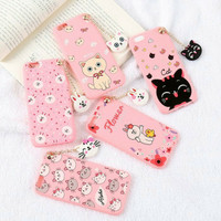 Case Cartoon With Hanging 3D Head Toy Xiaomi Redmi 3S / 3 Pro