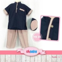 KOKO BAJU MUSLIM ANAK CUTETRIK OHBABT TX 26 3-7 TAHUN