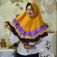 Kerudung Hijab Jilbab Instan Remaja Amanda Rempel Mustard Terbaru