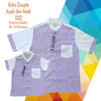 Koko couple Anak dan Ayah Premium Koko couple al Haramain Baju muslim