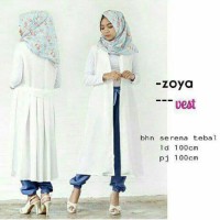 Gamis zoya vest murah