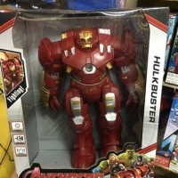 Mainan Robot Hulkbuster Ironbuster Ironman Hulk Baterai SNI