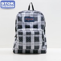 Tas Original Jansport Black Grey Multibox
