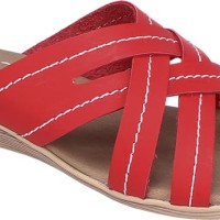 Sandal Wedges / Selop Casual Wanita merah Raindoz RLD 025 Cibaduyut